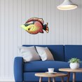 thumbnail image 2 of XZNGL Iron Fish Hanging Decoration Garden Home Crafts Decoration Fish Wall Hanging, 2 of 8