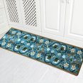thumbnail image 1 of Kitchen Rug Non-Skid , Runner Kitchen Mat Non-Slip , Rug for Kitchen Floor with Rubber Backing , Entryway Hallway Floor Mat , Low Profile Door Mat (20" x 59") Green, 1 of 6