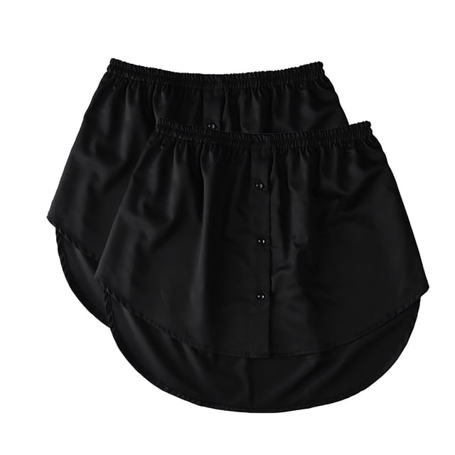 Kcodviy Taille de Garniture Pcs Jupe Chaude pour Femmes Rallonge de Jupe Plus Jupe Unie Jupes pour Femmes Élastique 2 Accessoire de Taille Jupe Jupe à Strass avec Fente