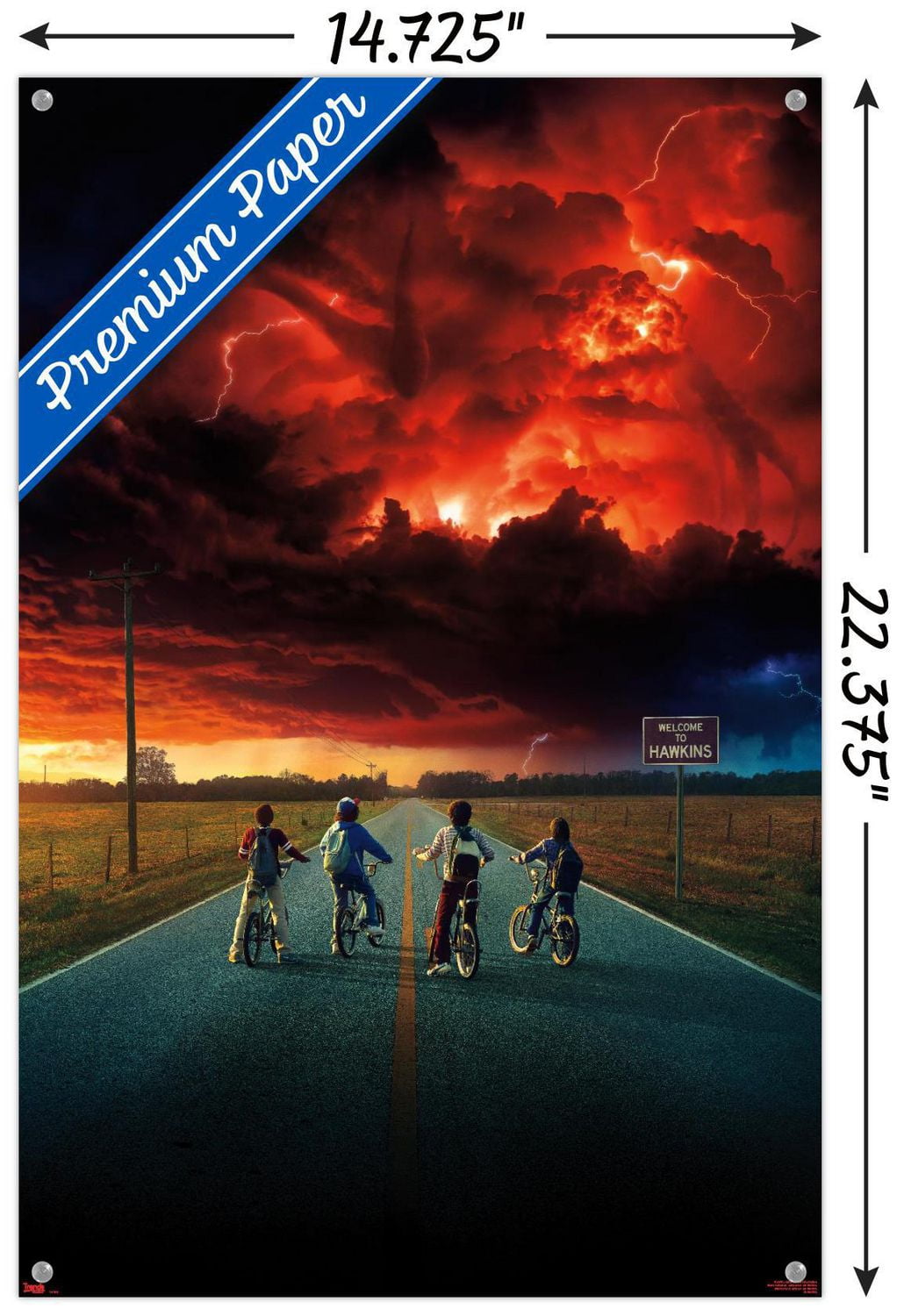 Netflix Stranger Things: Season - Key Art Wall Poster