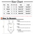 thumbnail image 2 of LSLJS Women's Threaded Low Neck Sleeveless Tank Top Skinny Bodysuit, 2 of 4