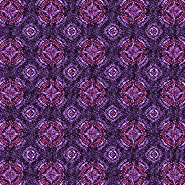 Ahgly Company Tapis d'Intérieur Lavable en Machine Carré Transitionnel Violet Orchidée Foncé, 6 Pieds Carré