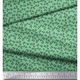 thumbnail image 2 of Soimoi Polyester Crepe Fabric Artistic Leaves Print Fabric by The Yard 52 Inch Wide, 2 of 5