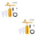 thumbnail image 1 of maskred Lightweight Airbrush Air Compressor Kit Set Precise Spray Painting Portable Gold 1.49x5.1x5.7 Inch 2Set, 1 of 6