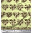 thumbnail image 1 of Soimoi Rayon Fabric Pizza Food Print Fabric by the Yard 56 Inch Wide, 1 of 3