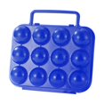 thumbnail image 1 of GROWTH TANK Camping Egg Holder Compact 12 Grid Egg Storage Box for Picnic Backpacking RV Blue, 1 of 9