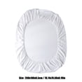 thumbnail image 3 of EGNMCR Drap-Housse Uni Lavé Pièce Protège-Matelas Anti-Cendre Housse de Protection Drap Housse Drap-Housse, 3 of 8