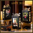 thumbnail image 1 of 4 Pack - Graduation Centerpieces for Class of 2026 - Photo Fillable Picture Frames Display Your Grad'S Story Black Standup Table, Black, JKODE, 1 of 6