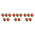 thumbnail image 3 of Wweixi 5pcs/set Artificial Lotus Realistic Appearance Easy To Clean Long-lasting sunset red 3Set, 3 of 6