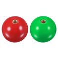 thumbnail image 1 of Unique Bargains Tête de Joystick Rouge/verte, Boule à Bascule, Poignée Supérieure, Remplacement pour Jeu d'Arcade, 1 of 5