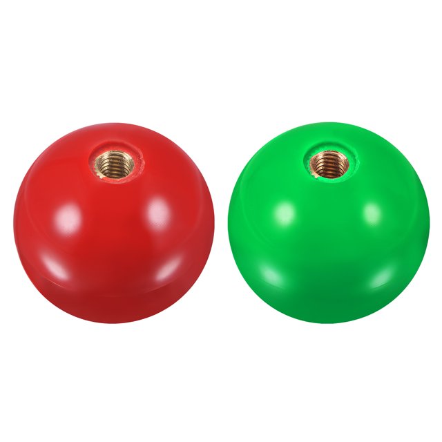 Unique Bargains Tête de Joystick Rouge/verte, Boule à Bascule, Poignée Supérieure, Remplacement pour Jeu d'Arcade