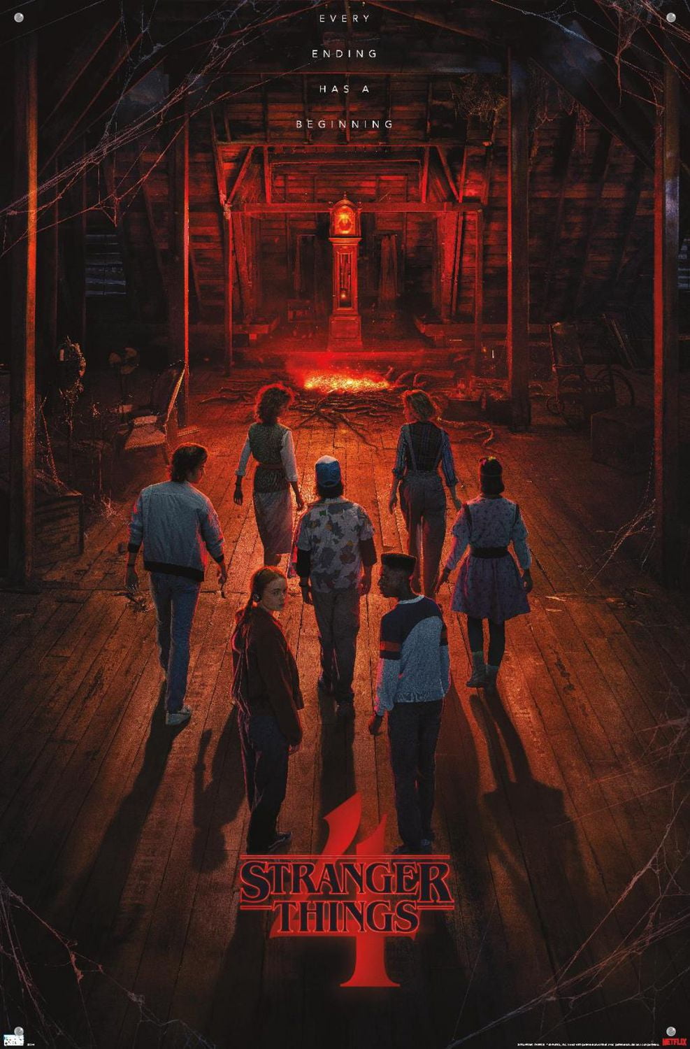 Netflix Stranger Things : Saison 4 - Creel House Teaser One Sheet