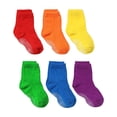 thumbnail image 1 of yocbz Kids Wool Socks 6PC Children Socks Comfortable Soft Fashion Solid Color Children Floor Socks E,0-1 Years, 1 of 3