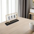 thumbnail image 1 of Minkissy Calendrier Perpétuel Debout Réutilisable pour Fournitures pour Enseignants Accessoires de Bureau Élégants, 1 of 8