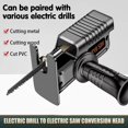 thumbnail image 3 of HLONK Portable Reciprocating Saw Adapter Electric-Drill Jigsaw Power Tool WoodCutter N S1S2, 3 of 8