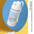 thumbnail image 1 of Portable Blender Personal Blender for Shakes and Smoothies Ice Blender for Kitchen Travel Mini Juice Machine 700ML, 1 of 5