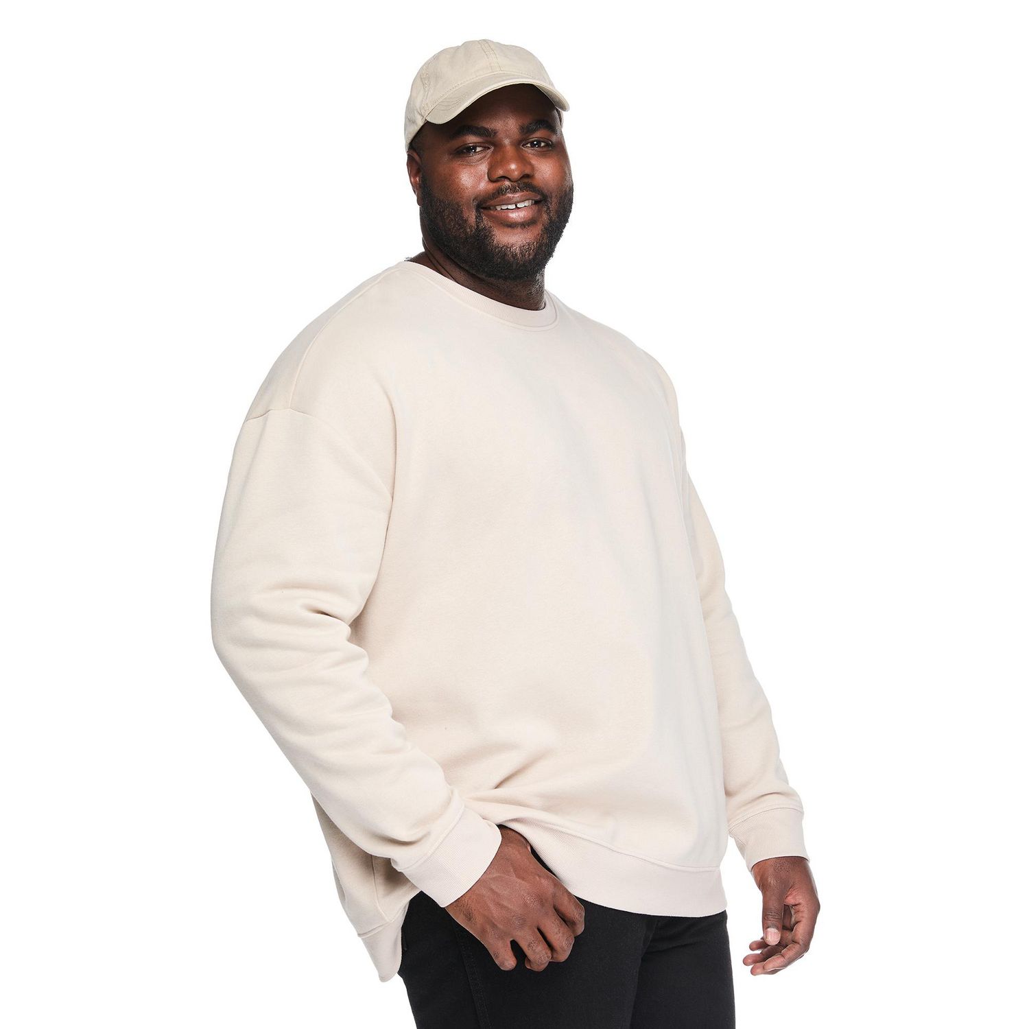 Coton ouaté à encolure ras du cou George Plus pour hommes