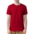 thumbnail image 2 of Hanes T-Shirts à Col Ras du Cou ComfortSoft pour Hommes, Lot de 4, L, Rouge Foncé, 2 of 4