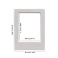 thumbnail image 3 of Birdeem Magnetic Photo Frame,No-Drill Adhesive Fridge Magnet Picture Frame for Mini Instant Photos,Easy Display for Home Decor and Office, 3 of 7