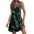 thumbnail image 1 of Staron Robe Femme Liquidation à Moins de 10 $ Sans Manches Ample Robe d'Été Poches Ligne A Col en V Fluide par-Dessus de Maillot de Bain Été Décontractée Tenues de Vacances Robes TG, 1 of 7