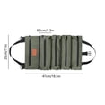 thumbnail image 2 of Fridja Multifunctional Tool Bag, 5-Zipper Compartment Tool Organizer Portable Tool Storage Bags Waterproof Cloth-Zipper Pouch for Mechanic, Electricians, Repairman, 18.5 x11 in, Army Green, 2 of 6