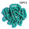 thumbnail image 4 of 50x 2023 Pigeon Leg Rings Bird Foot Bands for Bantam Finch Canary Green, 4 of 9
