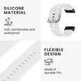 thumbnail image 4 of 26mm Silicone Watch Strap, Flexible Adjusted Replacement Wristband Strap, 4 of 8