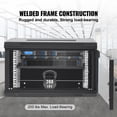 thumbnail image 4 of VEVOR 6U Wall Mount Network Server Rack Cabinet Enclosure 15.5'' Deep Door Lock, 4 of 9