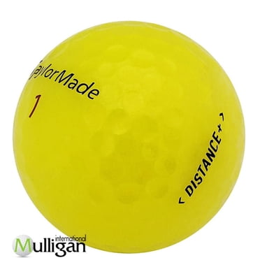 Mulligan - 48 Taylormade Distance + 5A Recycled Used Golf Balls, Yellow