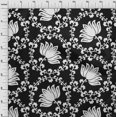 thumbnail image 4 of oneOone Rayon Black Fabric Asian Block Fabric For Sewing Printed Craft Fabric By The Yard 56 Inch Wide, 4 of 4