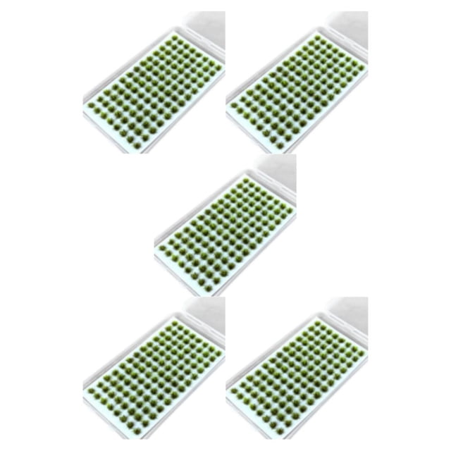 relayinert Realistic Appearance Mini Grass Tuft Made Artificial Grass Eco-friendly Miniatures Static Grass Tuft No.3 5Set