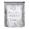 thumbnail image 2 of Reusable Freezer Bags, 10 Pack , Seal & Leak-Proof for Marinating Meat, Vegetables, and Home Organization, 2 of 7