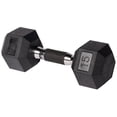 thumbnail image 1 of PRISP Haltère Hexagonal en Caoutchouc - Poids à Main en Fonte pour Gym à la Maison, Exercice et Mise en Forme avec Poignée en Caoutchouc; Vendu à l'Unité, 1 of 8