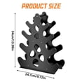 thumbnail image 3 of Home Gym Dumbbell Storage Rack, Iron Corals Style Weight Holder, Stable Load-Bearing Steel Design, Multi-Layer Partitioned Fitness Equipment Organizer, Space-Saving Gym Decor, 3 of 9