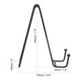 thumbnail image 2 of Unique Bargains 2Pack 7.5Inch Plate Stand for Display Iron Easel Plate Holder for Photo Black, 2 of 5