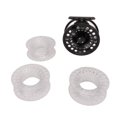 thumbnail image 3 of Large Arbor Fly Reel, Black 5/6 Large Line Capacity Fly Reel Labor Saving  For Saltwater, 3 of 8