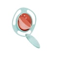 thumbnail image 2 of Transemion PP Baby Gyro Bowl Safe For Food Contacting Round Edge And Colorfast Sleek Surface Rotate Bowl Light Green, 2 of 6