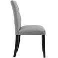 thumbnail image 3 of Modway Duchess Button Tufted Dining Chair, Light Gray, 3 of 5