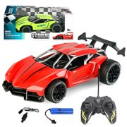 YIMWNYI Remote Control Car, High-speed RC Car, 27MHz Wireless, Rechargeable Battery, 30 Minutes Playtime, Durable ABS Material, Off-road Racing Vehicle