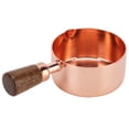 thumbnail image 4 of Poêle à Sauce Rose Doré en Acier Inoxydable avec Poignée en Bois, Multifonctionnelle pour Condiments, Assaisonnements, et Plus, 4 of 8