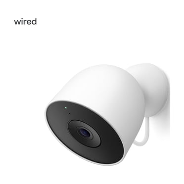 Caméra extérieure Google Nest (filaire, 2e génération) – Vidéo 2K et Gemini – Neige