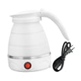 thumbnail image 2 of Luzkey Travel Folding Electric Kettle Tea Pot 1.2L with Separable Power Cord Fast Boiling Easy Storage Camping Water Boiler Foldable White, 2 of 8