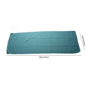 Housse de tapis de yoga résistant à l'usure 72.0 x 24.8in Tapis de yoga anti-dérapant Chambre à coucher pour salon Accueil Bureau Sky Blue