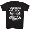 thumbnail image 1 of They Live Chew Gum Quote Black Adult T-Shirt 3Xlt, 1 of 2