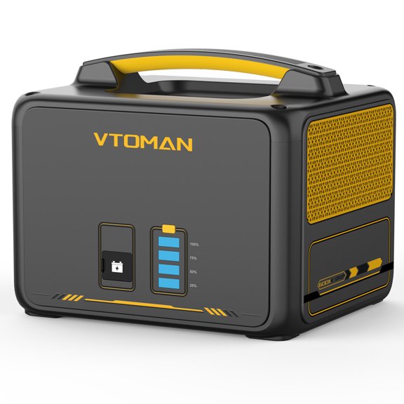 VTOMAN Batterie Supplémentaire 600X, Batterie de Secours LiFePO4 640wh Batterie d'Extension avec Protection BMS pour Centrale Électrique Portable 600X pour Secours à Domicile et Camping