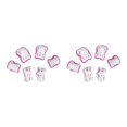 thumbnail image 2 of maskred Luminous Kid Skating Safety Protective Gear Pad Wrist Elbow Knee Pink 2Set, 2 of 6