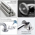 thumbnail image 4 of Grab Bars for Bathroom, Colorfast Stainless Steel Support Bar, Anti-Slip Wall-Mounted Hand Rail, Reliable Load Bearing, Suitable for Elderly and Disabled (30cm Length), 4 of 5