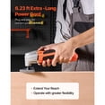 thumbnail image 4 of KFFKFF Oscillating Tool Multitool, 2.2Amps 22,000 OPM Electric Oscillating Multi Tool Kit Corded with 2.8° Oscillating Angle, 7PCS Saw Accessories, 4 of 9