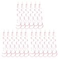 thumbnail image 3 of mmirethe 6pack/lot Swirl Pendant For Graduation Celebration Exquisite Craft Wide Application Birthday Star Spiral Pendant PVC Pink 3Set, 3 of 6