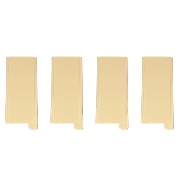 Cake Board, Recyclable Gold Rectangular Mousse Cake Board, For Muffins Biscuits